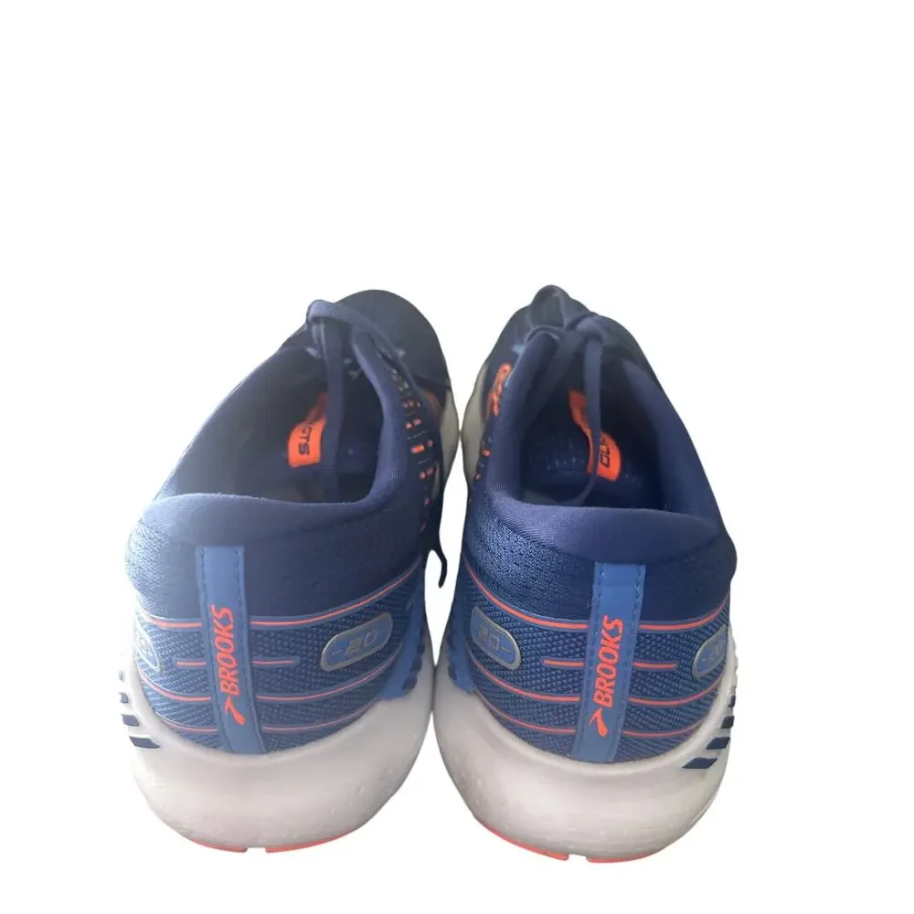 Brooks Men's Glycerin GTS 20 Running Shoes Blue Orange Size 14 D p